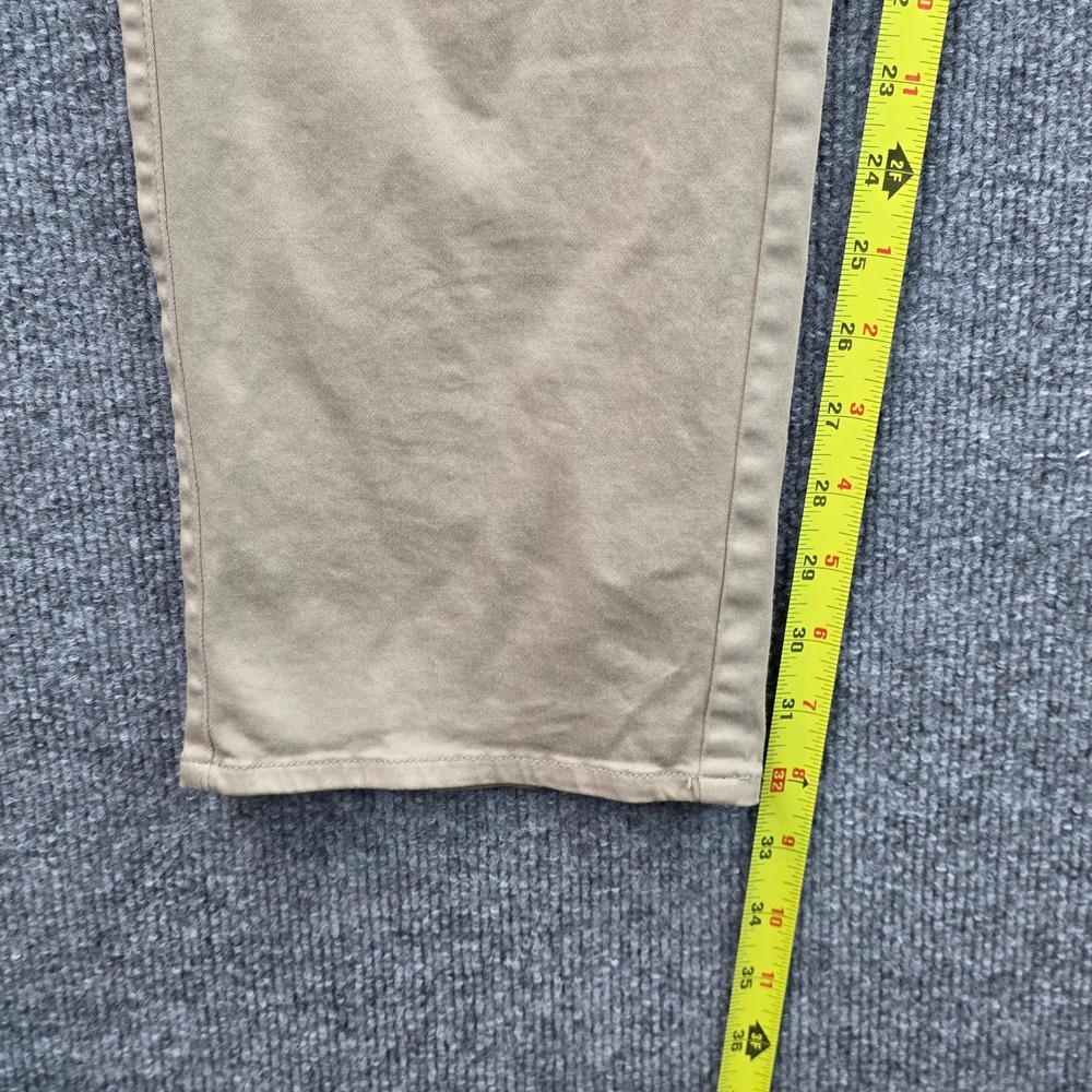 Peter Millar Mens Khaki Chinos Flat Front Straight Leg Pants Size 38 - Picture 12 of 12